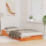  Krevetna konstrukcija Vosak smeđa 90 x 200 cm | shoptok.hr