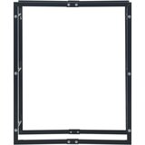  Stalak za drva za ogrjev crni 80 x 25 x 100 cm čelični | shoptok.hr