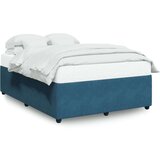 vidaXL okvir za krevet plavi 160x200 cm baršunasti | shoptok.hr