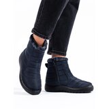 W. POTOCKI Navy blue Potocki women's snow boots above the ankle | Shoptok.si