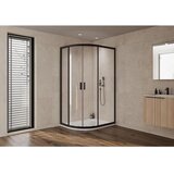 Kolpa San polkrožna tuš kabina Venus R 100X80 B/1 R550, črna, 661510 | Shoptok.si