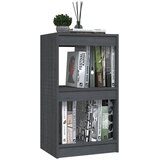 Ormarić za knjige sivi 40x30x71,5 cm od masivne borovine | shoptok.hr