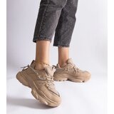 Gemre Dark beige women's sports sneakers Ivett | Shoptok.si