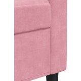vidaXL Dvosjed ružičasti 120 cm baršunasti | shoptok.hr