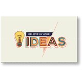  Motivacijska slika na platnu Believe in your ideas (moderne) | Shoptok.si