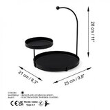 WALLXPERT stalak za nakit 25x28x21cm, crni | Eponuda.ba