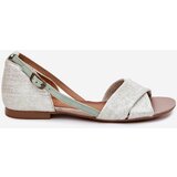Maciejka Leather Flat Sandals | Shoptok.si