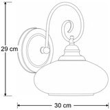 Brilagi Zidna lampa MOLLERO 1xE27/15W/230V bronza/patina | Eponuda.com