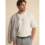 Sinsay Majica kratkih rukava herringbone s vezom | shoptok.hr