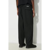 Undercover Vunene hlače Pants boja: crna, ravni kroj, UC1D4510 | shoptok.hr