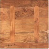 Stolna ploča 50 x 50 x 2,5 četvrtasta od masivnog drva bagrema | shoptok.hr