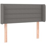  Uzglavlje tamnosivo 83x16x78/88 cm od tkanine | shoptok.hr