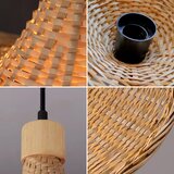 Toolight Viseća lampa od bambusa APP1642-1CP 30cm | shoptok.hr