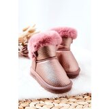 Boto Fleece-lined Snow Boots Pink Bessie | ePonuda.com