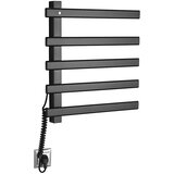 Sapho električni sušač peškira elcor 63W 48x52 cm mat crna Cene