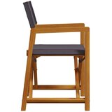  4-dijelne sklopive vrtne stolice tamnosive od tkanine | shoptok.hr