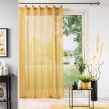 douceur d'intérieur Žuta prozirna zavjesa 140x240 cm Linka – | shoptok.hr