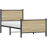  Metalni okvir kreveta bez madraca boja hrasta sonome 90x200 cm | Eponuda.ba