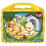 Clementoni Igračka kocke za slaganje u koferu životinje 20 dijelova 97996 | Eponuda.ba