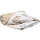 Medi Partners Blanket 75x100 cotton + minky – Safari + beige Minky | Shoptok.si