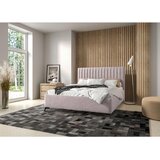Hom`in OBLAZINJENA POSTELJA 160 cm x 200 cm , tekstil starinsko roza | Shoptok.si