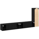  Set TV komoda Zidne Crni hrast Konstruirano drvo | Eponuda.com