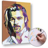  Slikanje po številkah BRAD PITT - Level Starter (set za) Cene