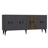 Hanah home komoda cherry anthracite walnut | ePonuda.com