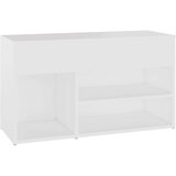  Klupa za cipele bijela 80 x 30 x 45 cm od iverice | shoptok.hr