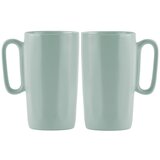 Vialli Design Mentol zelene šalice u setu 2 kom od kamenine 330 ml Fuori – | shoptok.hr