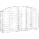  Gabionska košara s lukom 200x50x100/120 cm pocinčano željezo | shoptok.hr