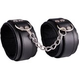 Dominate Me Leather Ankle Cuffs D22 Black-Black Cijene