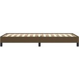  Okvir za krevet bez madraca tamnosmeđi 100x200 cm od tkanine | shoptok.hr