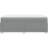 vidaXL Krevet s oprugama i madracem svjetlosivi 120x190 cm od tkanine | shoptok.hr