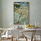  Slika - Vincent van Gogh – Blossoming Pear Tree 40x60 U prirodnom drvenom okviru | shoptok.hr