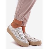 Lee Cooper Patterned Women's Sneakers On Platform With Braiding | shoptok.hr