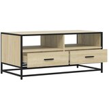  Stolić za kavu boja hrasta 100 x 50 x 45 cm od drva i metala | Eponuda.com