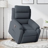  Naslonjač na podizanje tamnosivi baršunasti | shoptok.hr