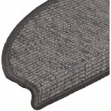  Prostirke za stepenice 15 kom 65x21x4 cm bež i sive poluokrugle velike | shoptok.hr