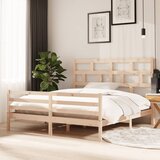 Maison Chic Posteljni okvir - Dvoposteljna postelja - Zakonska postelja iz trdne borovine 180x200 cm-J5090, (21769691) | Shoptok.si