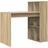 vidaXL Miza s polico Sonoma hrast 108 x 55 x 103.5 cm Konstruiran les, (5000098144) | Shoptok.si