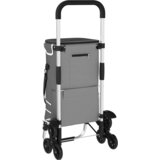 Kolica za kupovinu Siva 47 x 39 x 100,5 cm Oxford tkanina | shoptok.hr