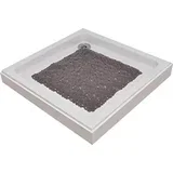 podloga za kadu 50 x 50 cm PVC, sivo smeđa bubbles