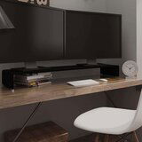 vidaXL stojalo za TV / ekran stekleno črno 120x30x13 cm | Shoptok.si