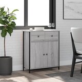 vidaXL Komoda siva sonoma 70x30x80 cm inženirski les Cene
