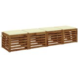  Jastučići za sjedenje SOEST 4 kom. 100% poliester Krem | Shoptok.si