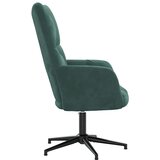 Stolica za opuštanje tamnozelena baršunasta | shoptok.hr