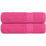 vidaXL Brisače za tuširanje FROGN 2 kos roza 70x140 cm 360 gsm, (5000307663) | Shoptok.si