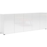 home24 komoda, bela, visoki sijaj | Shoptok.si