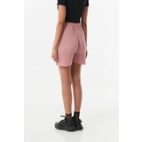 Dewberry 27145 Ribbed Drawstring Jersey Shorts-PINK | shoptok.hr